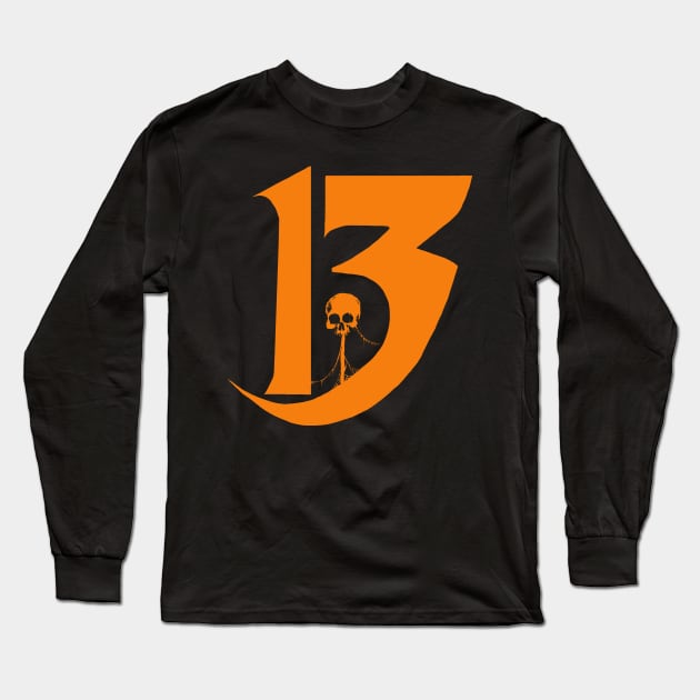 13 (orange version) Long Sleeve T-Shirt by wildsidecomix